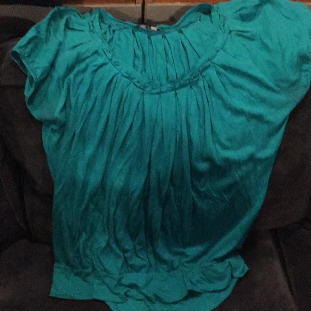 Blue dress top